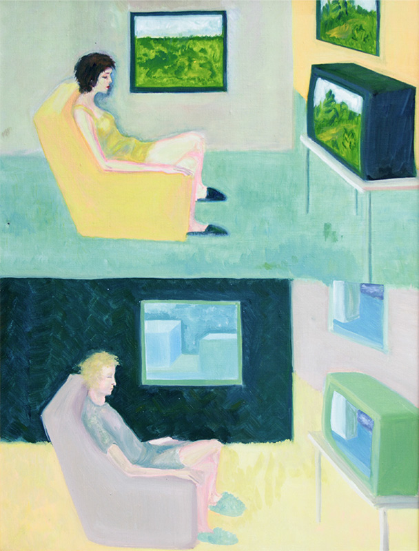 TV (48 x 63 cm, 2001)